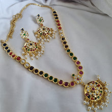 Load image into Gallery viewer, Jadau "Gul" Necklace Set