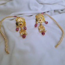 Load image into Gallery viewer, Jadau "Jhalar" Necklace Set (Pre-booking)