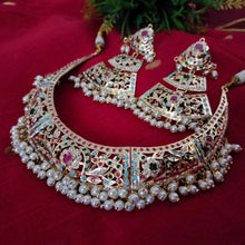 Load image into Gallery viewer, Jadau "Suhani" necklace set