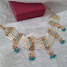 Load image into Gallery viewer, Jadau "Apsara" Necklace Set