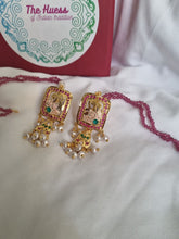 Load image into Gallery viewer, Jadau "Meenakshi" Necklace Set