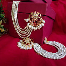 Load image into Gallery viewer, Hyderabadi jadau "Kumudini" Earrings