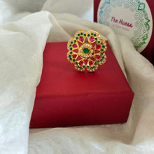 Load image into Gallery viewer, Jadau Pushp Ring