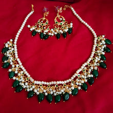 Load image into Gallery viewer, Hyderabadi Jadau "Mehr" Necklace set