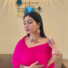 Load image into Gallery viewer, Jadau "Bindiya" choker set