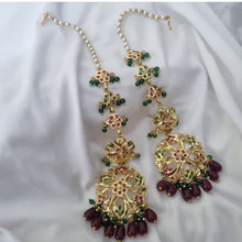 Load image into Gallery viewer, Jadau "Phulwa" Necklace Set