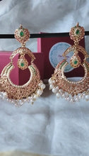 Load and play video in Gallery viewer, Jadau "Manikarnika" Earrings