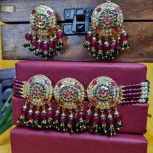 Load image into Gallery viewer, Jadau "Rukmani" Necklace Set