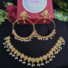 Load image into Gallery viewer, Jadau "Kaanti" Necklace Set