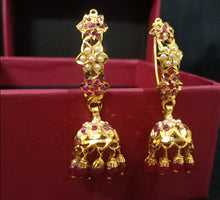 Load image into Gallery viewer, Jadau dangler jhumki