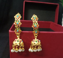 Load image into Gallery viewer, Jadau dangler jhumki