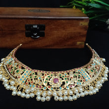 Load image into Gallery viewer, Jadau "Suhani" necklace set (Made to order)