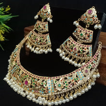 Load image into Gallery viewer, Jadau "Suhani" necklace set (Made to order)