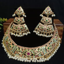 Load image into Gallery viewer, Jadau "Suhani" necklace set (Made to order)
