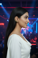 Load image into Gallery viewer, Jadau "Mrinal" Earcuffs (Multicolor/ white-red)
