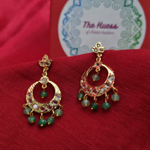 Load image into Gallery viewer, Hyderabadi Jadau &quot;Gauri&quot; Earrings
