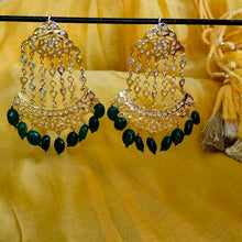 Load image into Gallery viewer, Hyderabadi jadau &quot;Hoor&quot; Earrings
