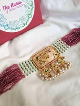 Load image into Gallery viewer, Jadau "Meenakshi" Necklace Set
