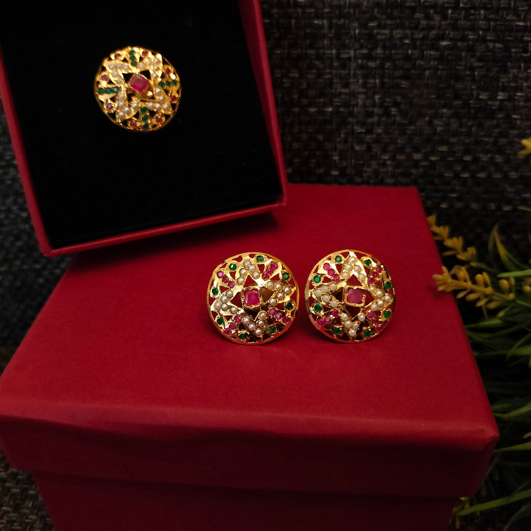 Sitara Ring & Earrings combo