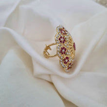 Load image into Gallery viewer, Jadau "Zaraa" Cocktail Ring

