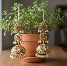 Load image into Gallery viewer, Jadau "Chandelier" Jhumka
