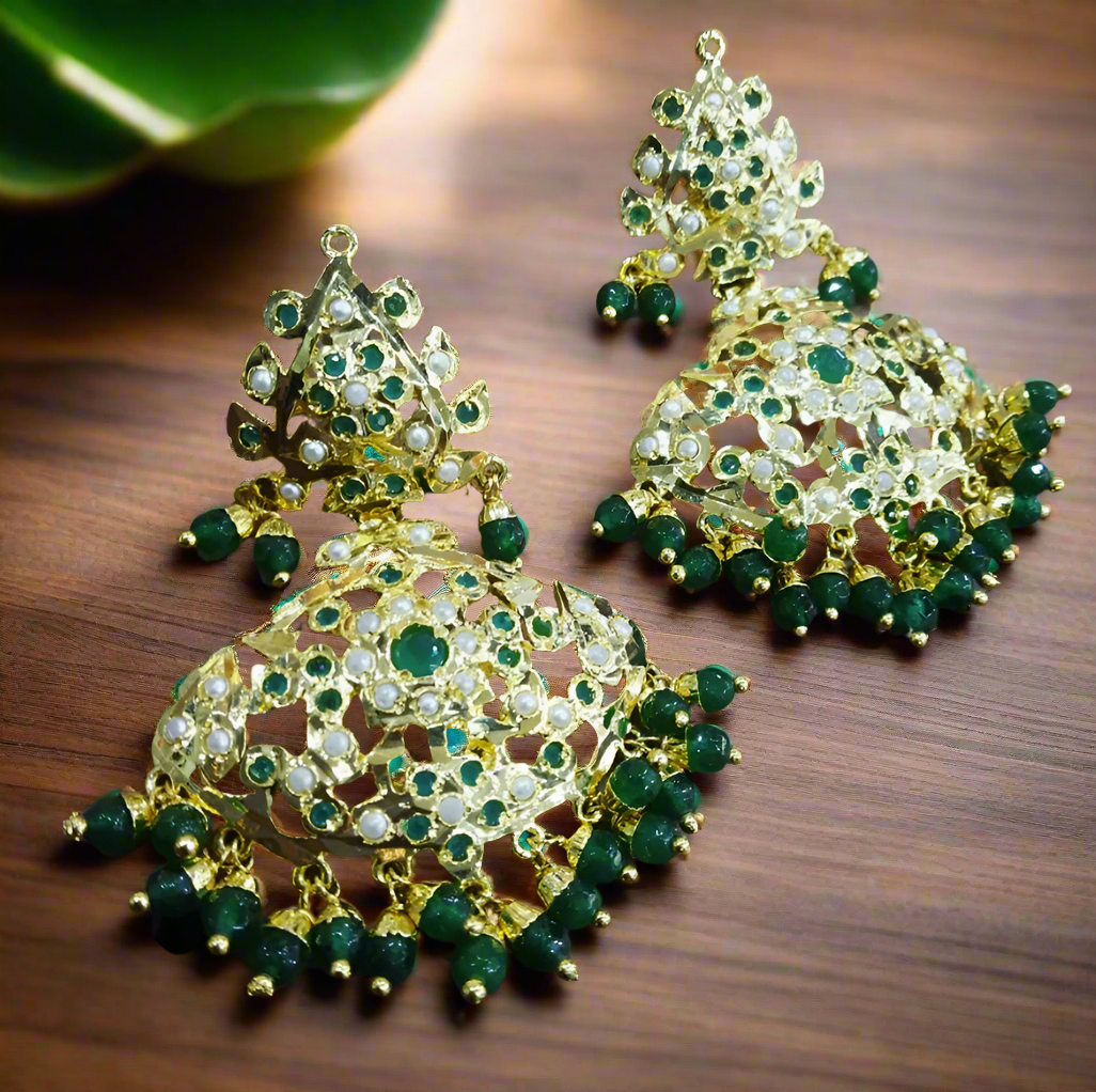 Jadau Earrings (Made to order)