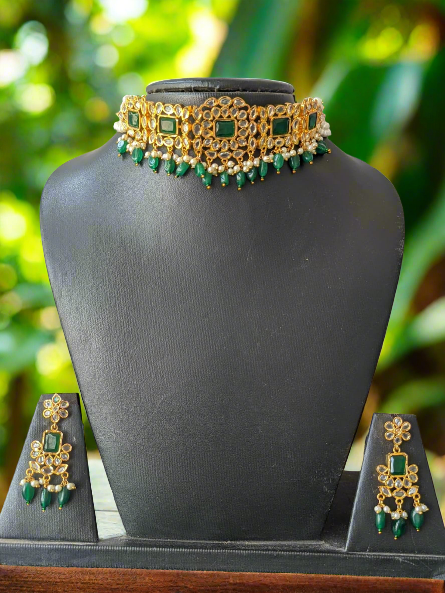 Hyderabadi Jadau Necklace Set