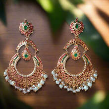Load image into Gallery viewer, Jadau &quot;Manikarnika&quot; Earrings
